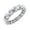 Platinum, variant on Paris- 3 Carat East To West Emerald Cut Diamond Eternity Band