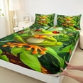 thumbnail image 3 of Castle Fairy Kids Boys Girls Animal Frog Twin Sheet Sets,Flying Butterflies Bedding, 3 of 7
