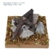 thumbnail image 2 of Maison de poupée miniature, scène de jardin, feu de joie en bois, simulation de feu de joie, modèle de jouet, accessoire de feu de joie, 2 of 4