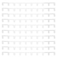 thumbnail image 3 of Beehive Frame Strip, 10PCS 36.7x2.4x1.5cm Plastic Beekeeping Spacers  For Beekeeping, 3 of 8