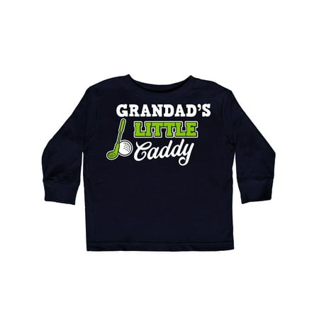 

Inktastic Grandads Little Caddy with Golf Club and Ball Gift Toddler Boy or Toddler Girl Long Sleeve T-Shirt
