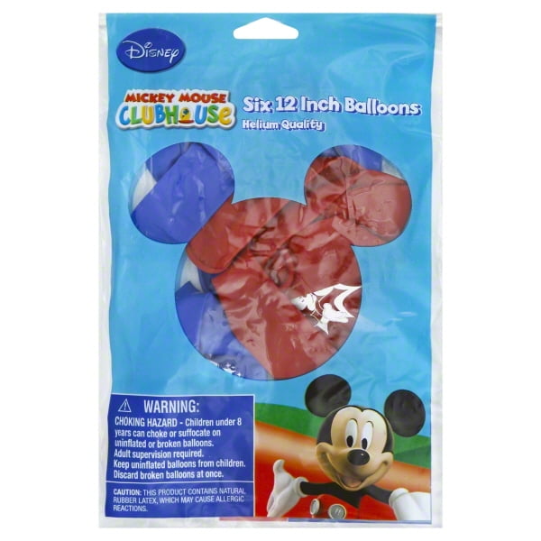 Mickey Mouse Plastic Balloon Weights Set of 12 Assorted Colors