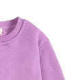 thumbnail image 3 of Chbgutlmr Infant Baby Boys Girls Sweatshirt Crewneck Fleece Pullover Tops Newborn Basic Fall Winter Clothes, 3 of 4