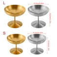 thumbnail image 5 of Classical 150ml/250ml Stainless Steel Footed Cups Dishwasher Safe Appetizer Bowls for Dessert Cocktails Parties, 5 of 17
