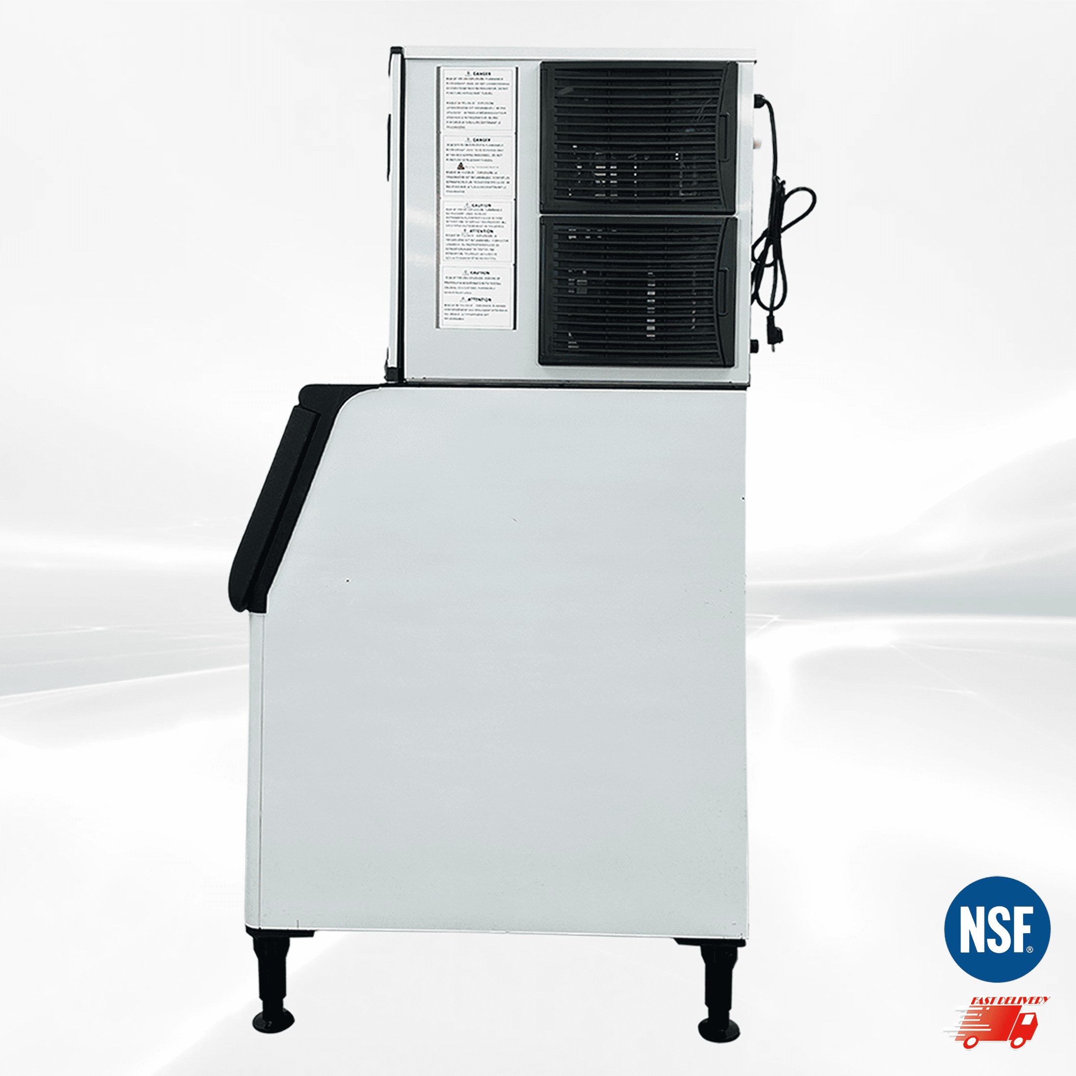 Cooler Depot NSF 350 lb Commercial Ice Maker Machine, Split Design with Touch Screen, Model TF350