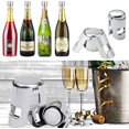 thumbnail image 3 of Bouchons de Champagne, 4 Pcs Bouchons de Bouteille de Vin en Acier Inoxydable, pour Champagne Pétillant Rouge Réutilisable, 3 of 5