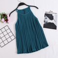 thumbnail image 1 of Greyghost SL-Cosy Women Chiffon Tops Fashion Solid Color Sleeveless Ruched Camisole long Female, 1 of 6