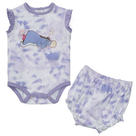 Disney - Eeyore Onesie & Diaper Cover Set
