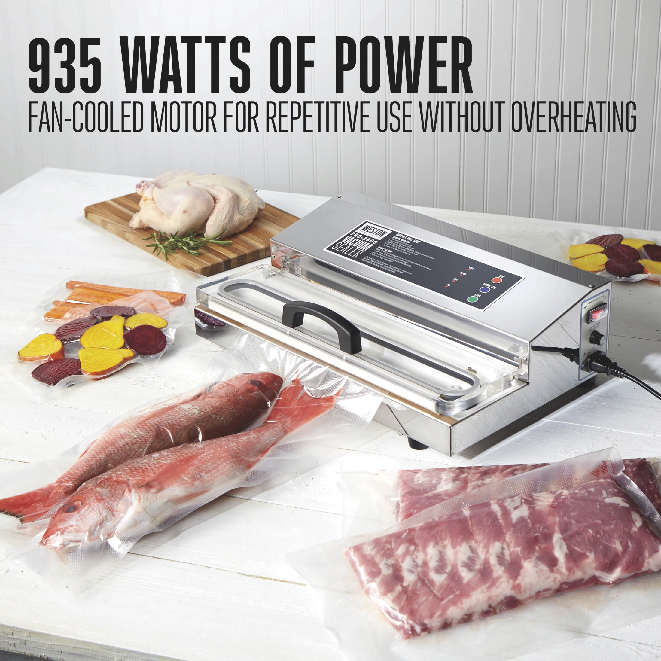 Weston Pro-2600 Stainless Steel Vacuum Sealer, Commercial Grade