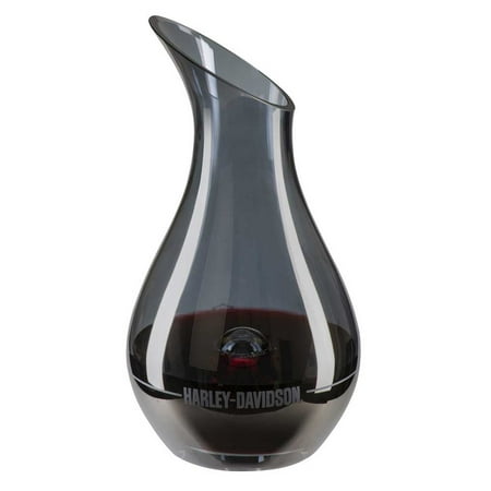 

Harley-Davidson Frosted H-D 50 oz. Glass Wine Decanter - Smoke Gray Finish Harley Davidson