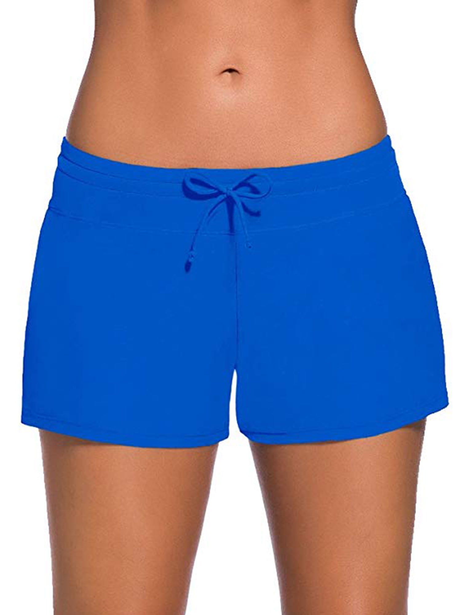 SAYFUT Women's Fashion Adjustable Waistband Swimsuit Bottom Boy Shorts ...