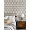 thumbnail image 2 of Chesapeake Yellowstone Stitched Heirloom Indigo Wallpaper, 2 of 4