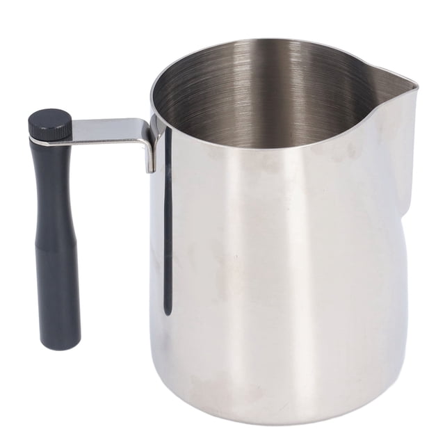 Coffee Pitcher,600ML Stainless Steel Coffee Milk Pitcher ML Milk Jug Top Tier Quality