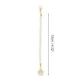 thumbnail image 2 of Unique Bargains 1 Pc Imitation Pearl Wolf Claw Cup Chain Charm Water Cup Pendant White Alloy, Imitation Pearl, 2 of 5