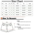 thumbnail image 3 of GERsome Summer Shorts for Women Cute Ruffle Solid Color Shorts Elastic Waist Casual Beach Vacation Shorts with Pockets S-2XL, 3 of 5