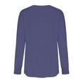 thumbnail image 6 of ZJXFGS Cute Blouses for Women Women'S Shirts Fall Shirts Tops for Women Trendy Cooling Shirts Y2K Tops for Women Ladies Blouses Concert Tops for Women Blue M, 6 of 7