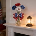 thumbnail image 6 of 4th of July Bows for Wreath,Red Blue Stars Wreath Bow 1776-2026 Patriotic Craft Bows for Front Door 250th Celebrating Party Decorations,3.93 Inch,Red, 6 of 6