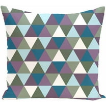 Simply Daisy 16" x 16" Triangles! Geometric Print Pillow
