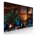 thumbnail image 1 of Cuadro Decorativo Canvas Para Sala, Plumas De Pavo Real, 1 of 5