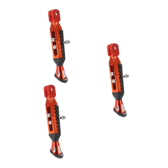 Worgeous 3pcs Motorcycle Kickstand Side Stand Assist Motorcycle Side Support Stand Electric Scooter Part Motorcycle Accessories Motorcycle Side Stand