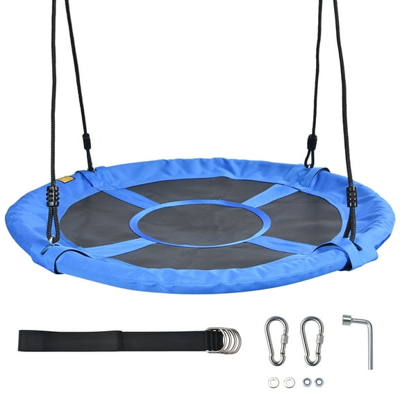 Yescom 40" Saucer Tree Swing with Adjustable Straps for Kids Outdoor Playground Yard