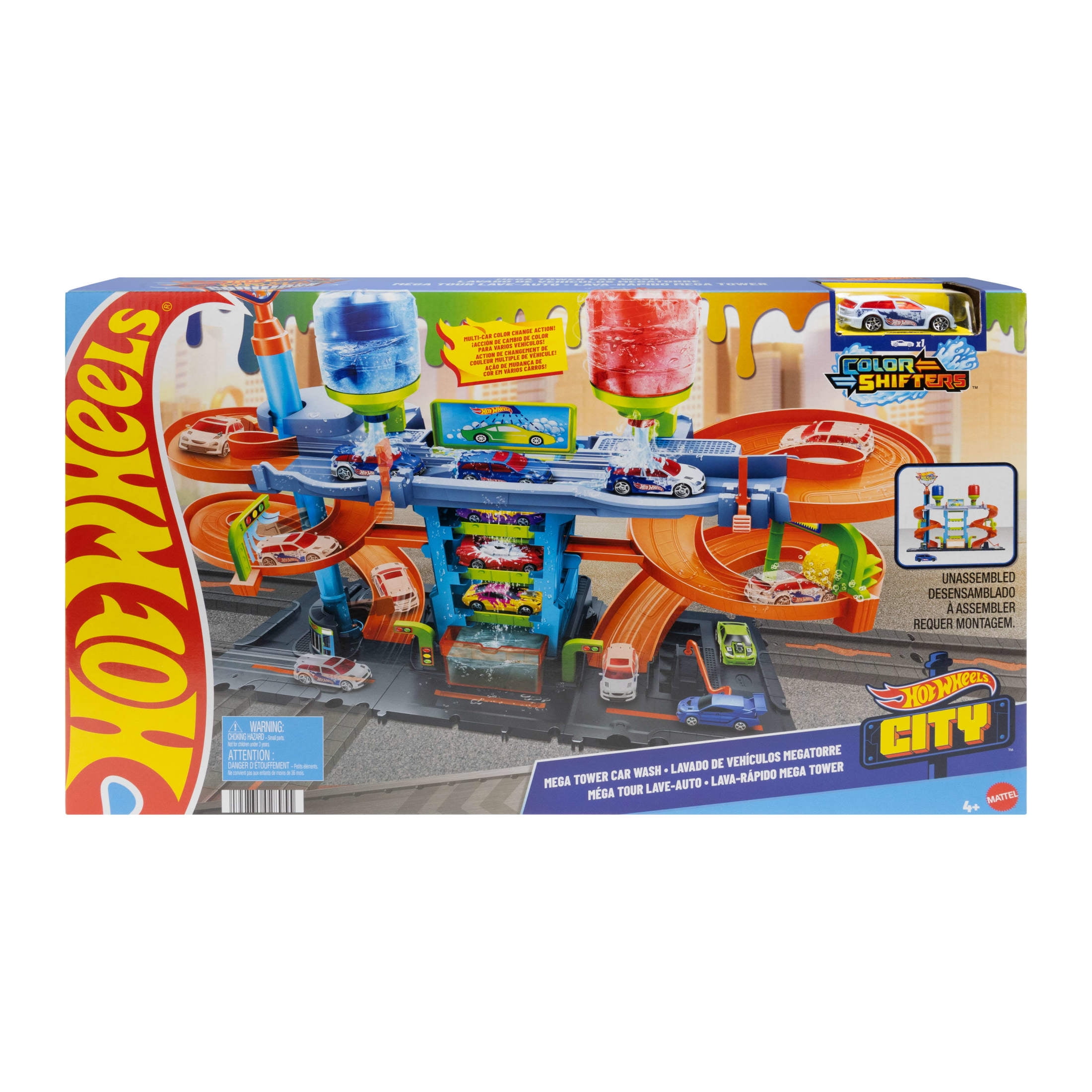 Hot Wheels City Mega Car Wash Playset with Toy Philippines Ubuy