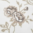 thumbnail image 7 of Home Soft Things Embroidery Canvas Throw Pillow Cover Pillow Case 2 Piece Set - Rose - Taupe - 26" x 26" EURO, 7 of 7