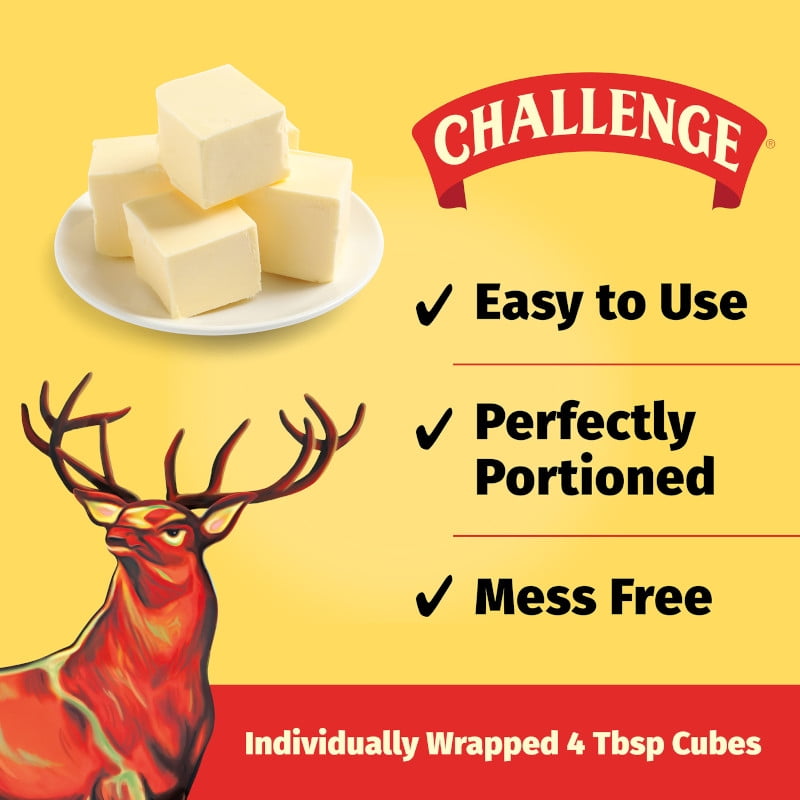 Challenge Salted Butter Cubes, 16 oz, 8 Cubes