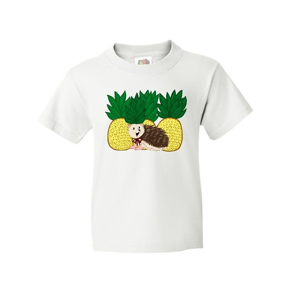 Inktastic Pineapple Hedgehog Youth T-Shirt