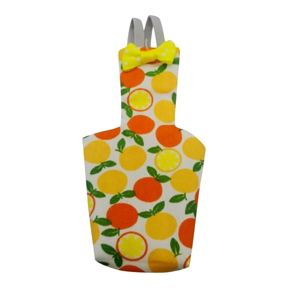 Washable Reusable Bird Diapers with Waterproof Lining – Soft Parrot Diaper Clothes Costume Set for for Parakeets, for Budgies, for Mini Macaws, for Pigeons - Yellow, S