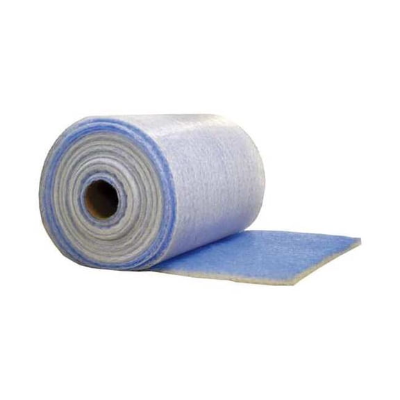 33 in x 65 ft x 1 in Polyester Air Filter Roll, MERV 6, Green