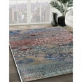 thumbnail image 2 of Ahgly Company Indoor Round Mid-Century Modern Purple Oriental Area Rugs, 7' Round, 2 of 6