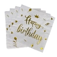 thumbnail image 1 of Servilleta de papel plegable de 3 capas, vajilla desechable, vajilla para aniversario de cumpleaños, 1 of 5