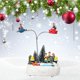 thumbnail image 5 of Bearachild Adorno navideño LED luminoso giratorio caja de música Navidad resina creativa artesanía Navidad luz caja de música Kits de decoración para fiestas No.2 Bearachild HA042032-02, 5 of 6