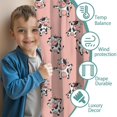 thumbnail image 3 of Blackout Kids Curtains,Pink Cow Happy Pattern Childrens Insulated Curtains Set Of 2,Bedroom Essentials,Toddler Room Decor 42x54in(106x137cm), 3 of 5