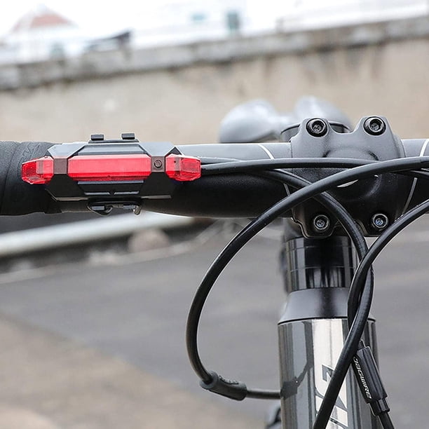 Bike LED Back Lamp luminum Alloy USB Recargable Safe Warning Night Lights JShteea El nuevo