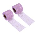 thumbnail image 2 of Shiny Appearance, Easy To Shape, 25 Yards, Four Colors, Glitter Tulle Rolls For DIY Decor With Shining , Wide Application For Ballet Skirts, 2 of 8