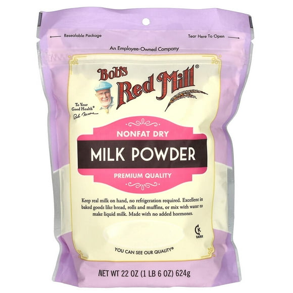 Bob's Red Mill, Milk Powder, Nonfat Dry, 22 oz Pack of 3