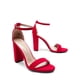 thumbnail image 3 of Sandalia DREAM PAIRS con Tacón Grueso Alto de 10 cm en Gamuza Roja Talla 8, 3 of 8