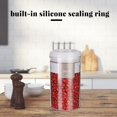 thumbnail image 3 of Food Storage Container Rice Grain Organizer Transparent Stackable Bottle Home Kitchen Sealable Bin  2800ml, 3 of 11