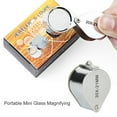 thumbnail image 4 of Portable Jewelers Magnifier, Identifying Jewelry Optical Glass Lens with Hook Mini Glass Magnifier, for Tabulating Checking Jewelry Silver, 4 of 7