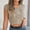 Khaki, variant on TDYHUAO Women's Sleeveless Knit Sweater Vest Trendy Pullover Knitwear Tank Tops Crochet Hollow Out Sleeveless Casual Crop Top
