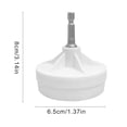thumbnail image 3 of Wosthever Máquina de tejer adaptador especial herramienta de producción de taladro de plástico manivela suministros de costura para Type2 NO2, 3 of 6
