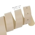 thumbnail image 3 of Earnda Women Gold Buckle Belt Ladies Beige Faux Leather Belt, 3 of 5