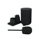 thumbnail image 5 of Juego de accesorios de baño Macarena 5 piezas negro dispensador de jabón, 5 of 6