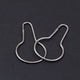 thumbnail image 2 of 20 piezas Ganchos de cortina de ducha de metal Clips de ducha colgantes Anillos de cortina de ducha de metal Ganchos de cortina de ducha reutilizables prácticos para baño, 2 of 5