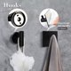 thumbnail image 4 of Juego de 8 juegos de baño negros montados en la pared, gancho para bata, soporte para papel higiénico montado en la pared, toallero, toallero de 16 pulgadas, accesorios de baño, toallero, juego de baño de acero inoxidable 304 oso de fresa Electrónica, 4 of 5