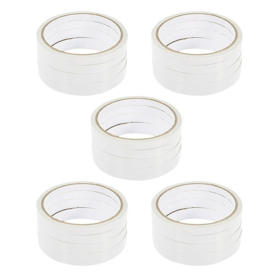 GOOHOCHY Double Sided Mounting Tape Double Side Adhesive Tapes Cotton Paper 20 Rolls 8mmX8m