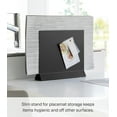 thumbnail image 2 of Yamazaki Home Placemat Stand, Black, Steel, Floating Design, 2 of 7