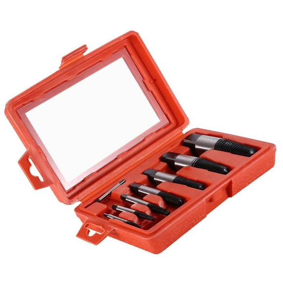 8Pcs Bolt Extractor , Damaged Screw Extractor Stud Removal Tool Broken Damaged Water Pipe Screw Bolt Extractor Remover Easy Out Set Bolt Remover